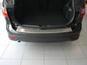 Накладка с загибом на задний бампер для Mazda 5 II 2010+ (Alu-Frost, 25-3972)